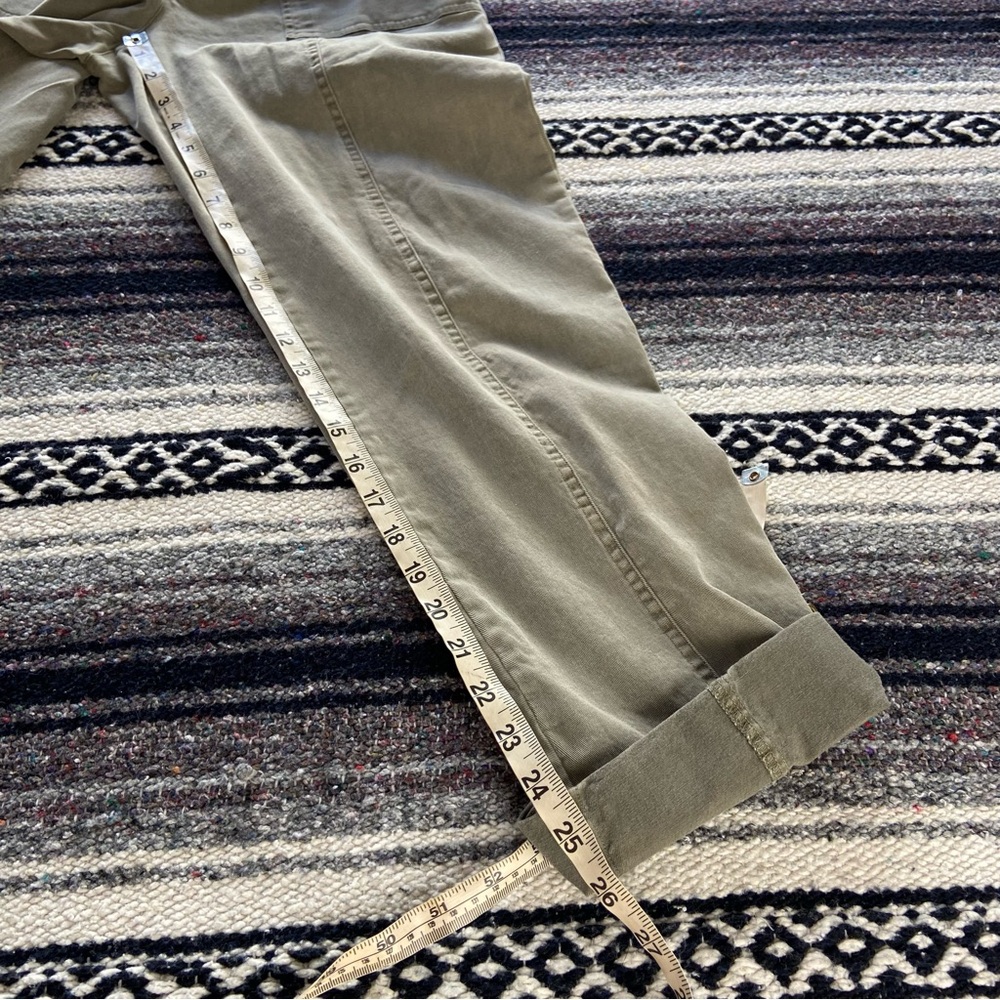 Soft Surroundings Medina Convertible Olive Green Pants Capri Cropped XSmall XS - Picture 7 of 15